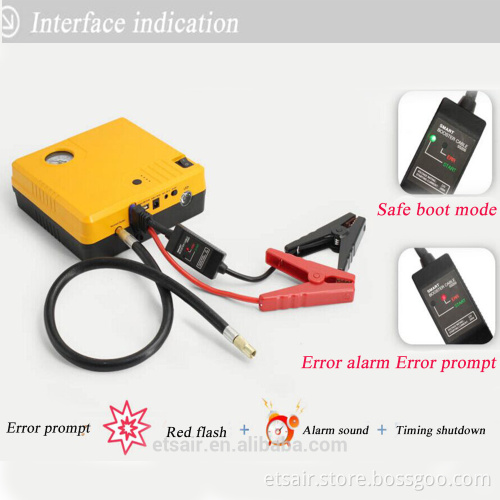 Hot selling Multi-function Portable Car Jump Starter Power Bank 9000mah Portable Jump Starter 12v Gasoline Car